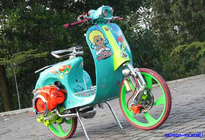 Modifikasi Matic Ring 17. Plus Minus Modifikasi Vespa Ring 17