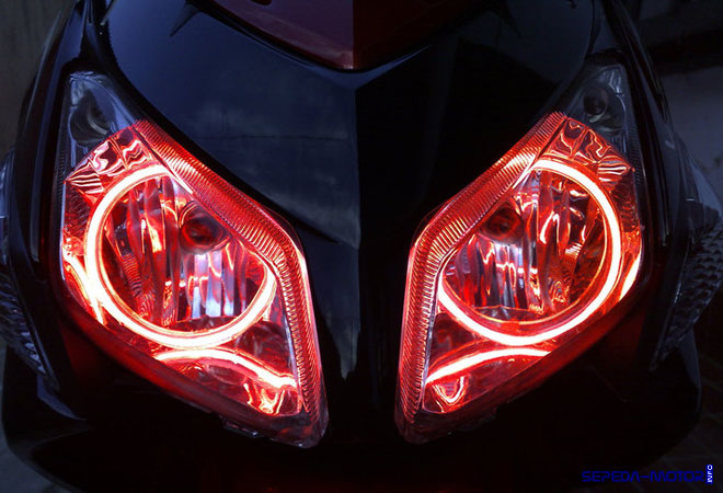 Lampu Eagle Eye Vario 125. Lampu Angel Eyes Honda Vario Techno 125 FI, Berapa Harganya