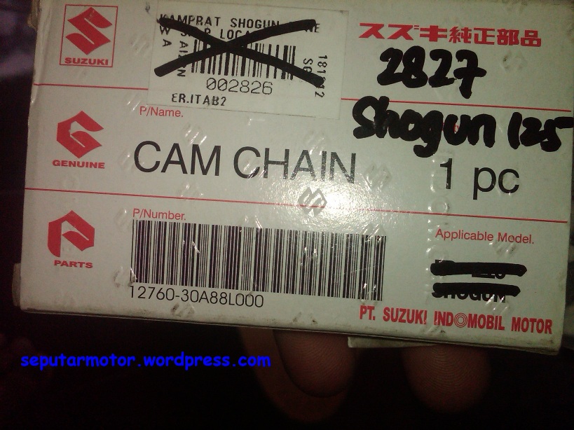 Cara Memasang Rantai Keteng Smash. DIY – Ganti Cam Chain/rantai kamprat Shogun 125