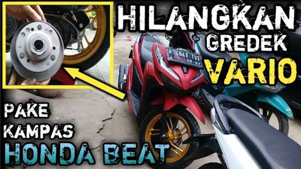 Cara Menghilangkan Gredeg Vario 150. Cara Menghilangkan Gredek Pada Vario Dengan Kampas Ganda