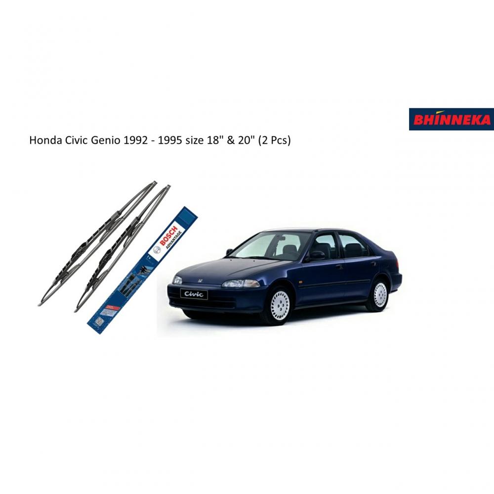 Ukuran Panjang Honda Civic Genio. Daftar harga BOSCH Advantage Wiper for Honda Civic Genio 1992