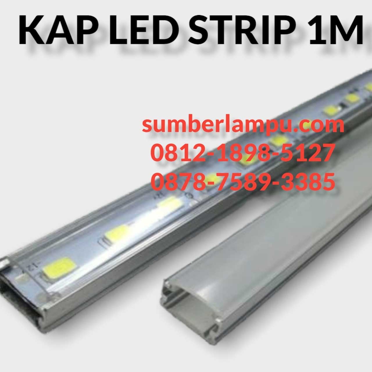 Box Lampu Led. Kap Housing Lampu LED Strip 1M 2M 3M