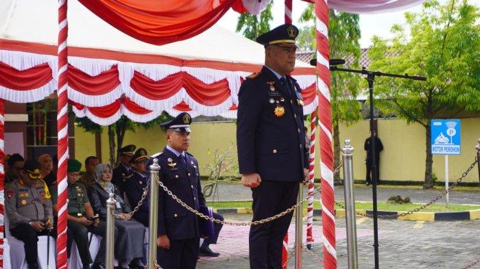 Body Vario 110 Karbu. Pimpin Upacara HBI ke-73 di Kantor Imigrasi Polewali