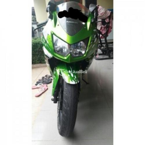 Ban Battlax Ninja 250 Karbu. Kawasaki Ninja 250 Karbu Warna Hijau Lime Full Modifikasi Ban