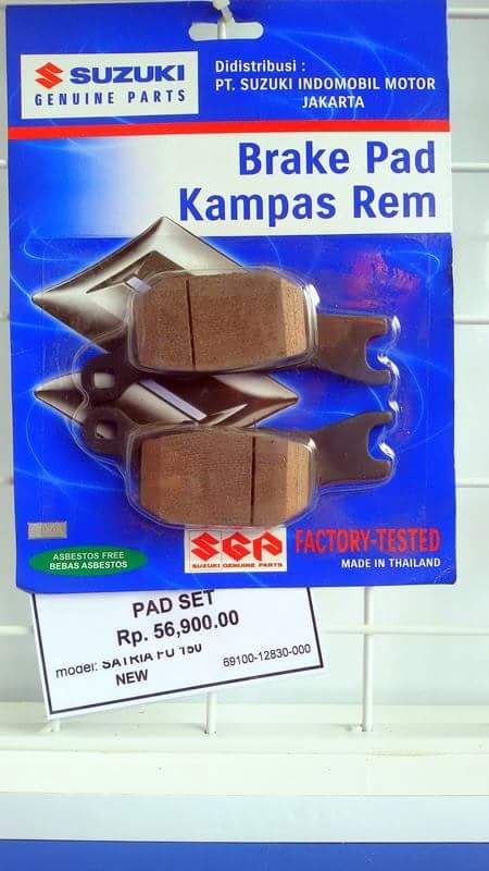 Harga Kampas Rem Suzuki Satria Fu. harga kampas rem suzuki satria fu 150 fi