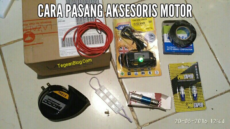 Cara Pasang Lampu Variasi Motor. CARA PASANG AKSESORIS DAN VARIASI UNTUK MOTOR