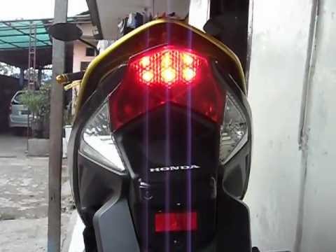 Velg V Rossi Ninja Rr 150. Bikin sendiri rangkaian lampu LED untuk lampu rem motor