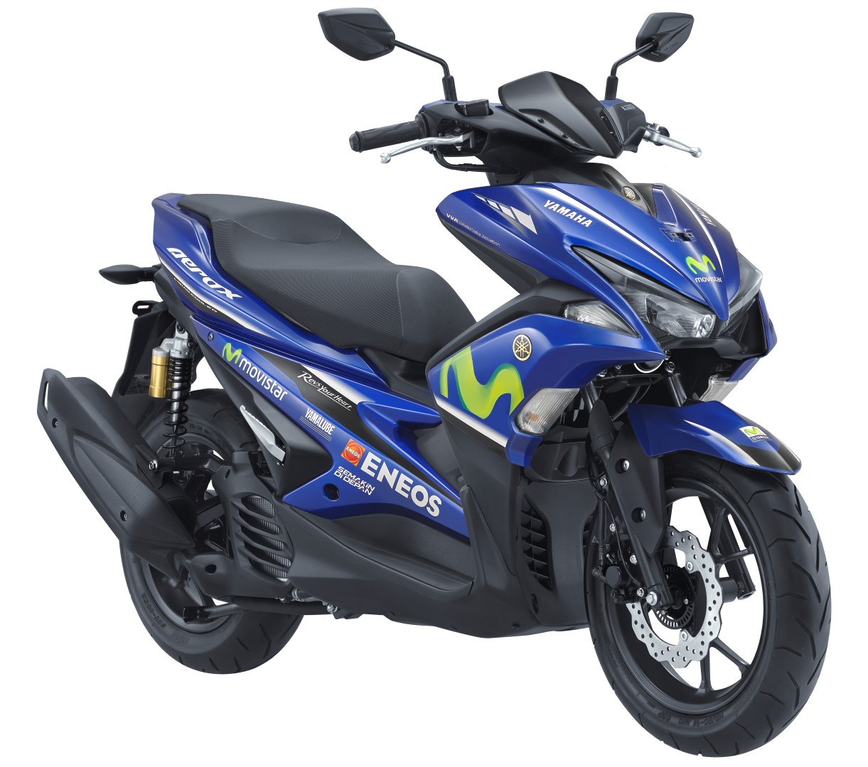 Vixion Mesin R25. Yamaha Rilis Movistar series dari R25, R15, Vixion, MX king dan