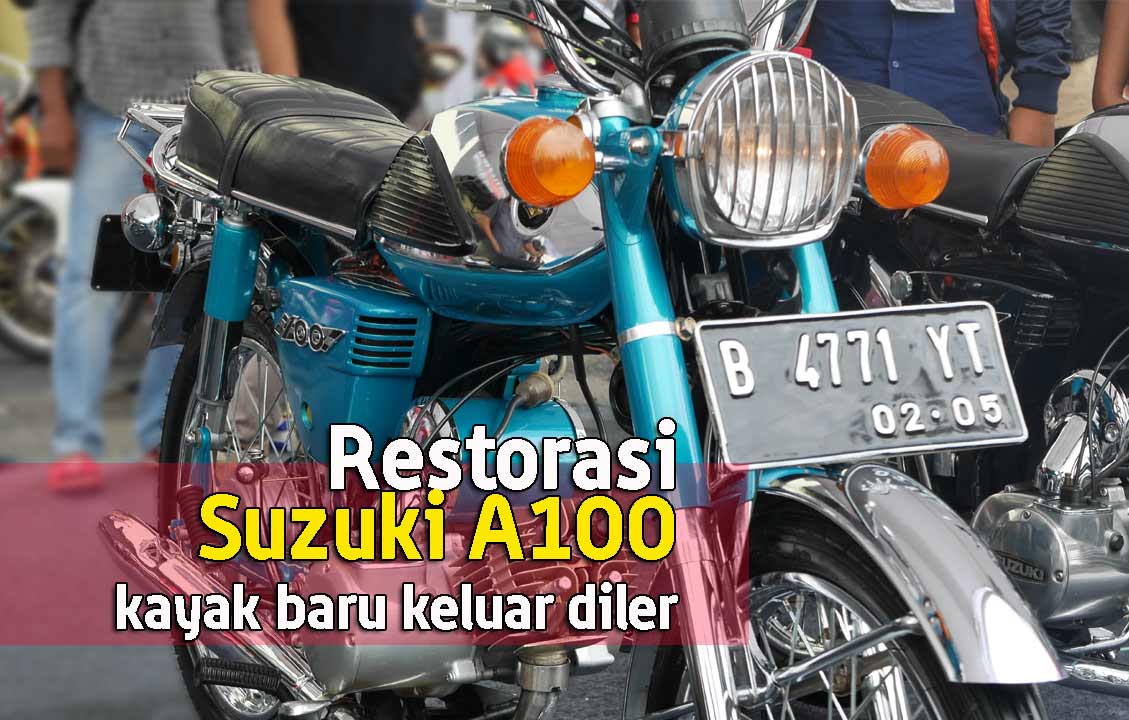 Motor A100 Suzuki. VLOG : Intip Hasil Restorasi Suzuki A100 . . . Kinclong Kayak Baru