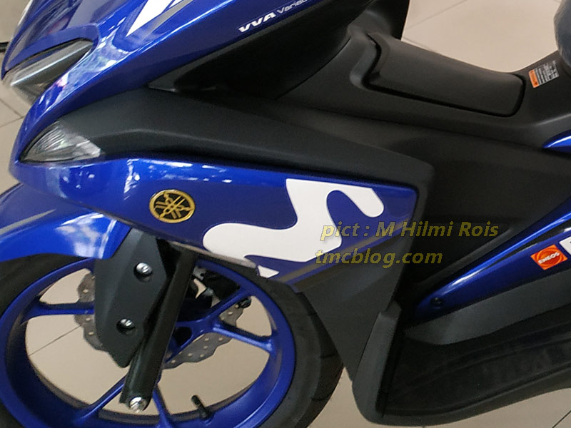 Aerox Limited Edition 2018. Spotted : Yamaha Aerox 155 Livery Movistar MotoGP 2018 sudah