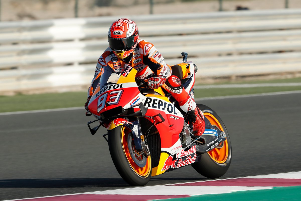 Fp2 Motogp Qatar 2019. Marc Marquez Tercepat FP2 MotoGP Qatar 2019 dan Pecahkan