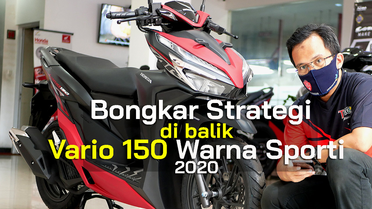 Vario 150 Warna Matte Brown. Bongkar strategi marketing warna baru Honda Vario 150 MY2020