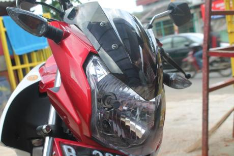 Ninja L Modif. Modifikasi Yamaha New Vixion Lightning Pakai Visor Ninja L…