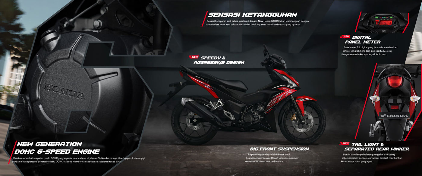 All New Supra Gtr 150 Exclusive Gun Black. Spesifikasi & Harga Cash / Kredit Motor Honda Supra GTR 150