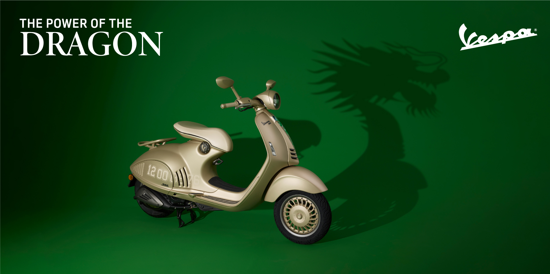 Vespa Warna Hijau. Vespa Model - 946 Dragon