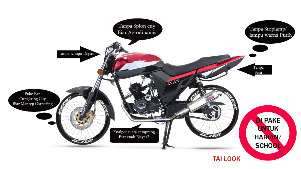 Motor Alay Di Indonesia. MOTOR-MOTOR YANG PALING BANYAK DIGUNAKAN OLEH ALAY