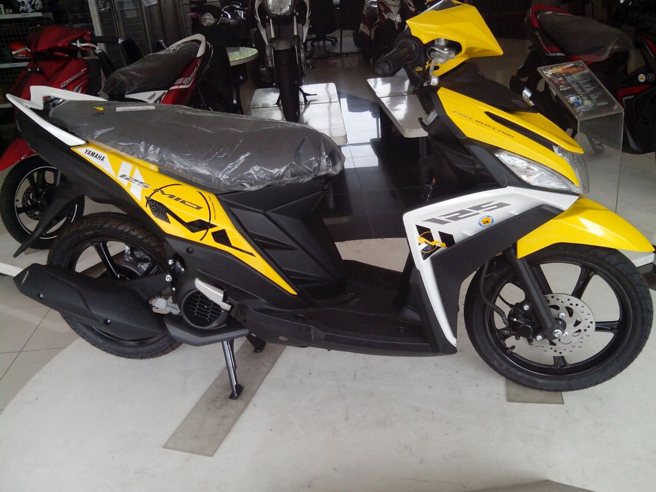 Modifikasi Mio Sporty Warna Kuning. 85 Modifikasi Motor Mio Warna Kuning