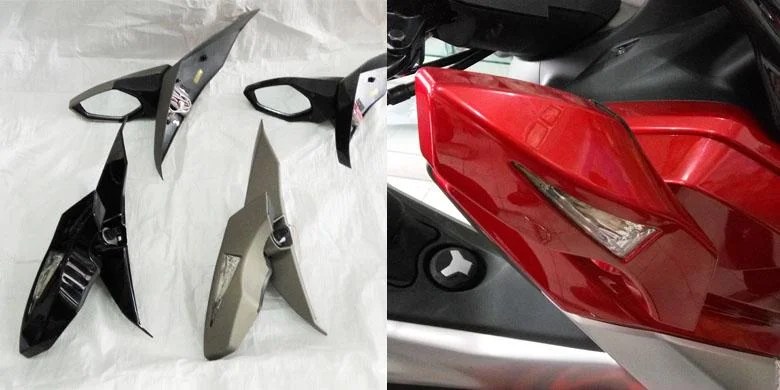 Nmax Modifikasi Spion. Subtitusi Spion Yamaha Nmax Pakai Spion Mobil