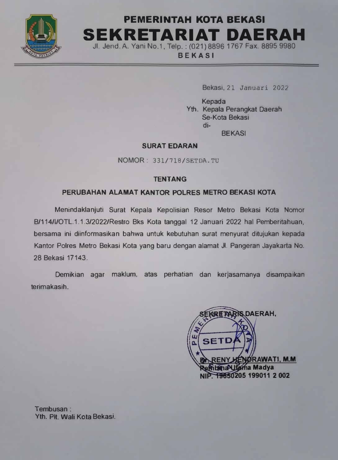 Bikin Skck Kota Bekasi. kantor baru polres metro bekasi kota ...