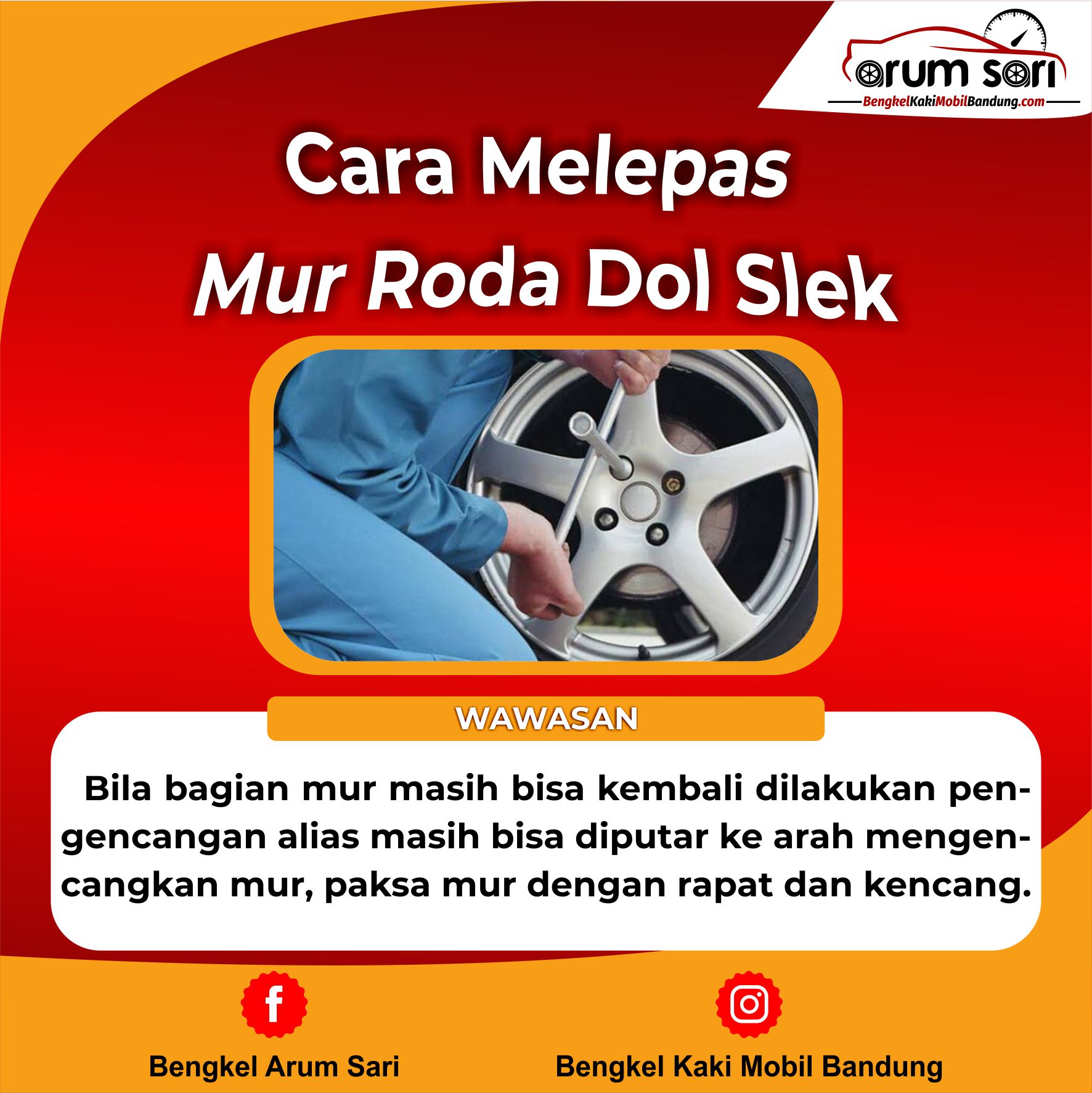 Cara Mengakali Mur Yang Dol. Mur Roda Mengalami Dol? Begini Cara Mengatasinya