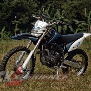 Merubah Rangka Scorpio Jadi Trail. Modifikasi Yamaha Scorpio Trail Custom nan Kekar