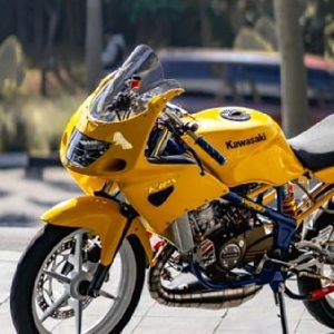 Ninja Rr Kuning. Kawasaki Ninja RR Street Racing, Glowing Berjubah Kuning