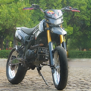 Megapro Mono Modif Supermoto. Modifikasi Honda Megapro Supermoto