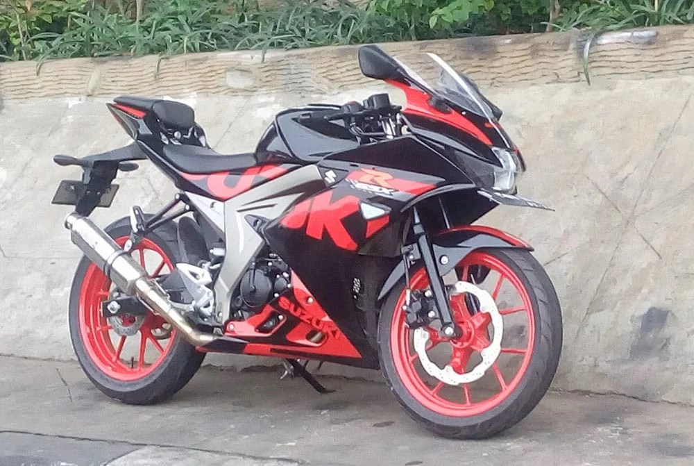 Velg Warna Tiramisu. Suzuki GSX-R15 2018 Warna Baru bakalan hadir dengan Velg Cat
