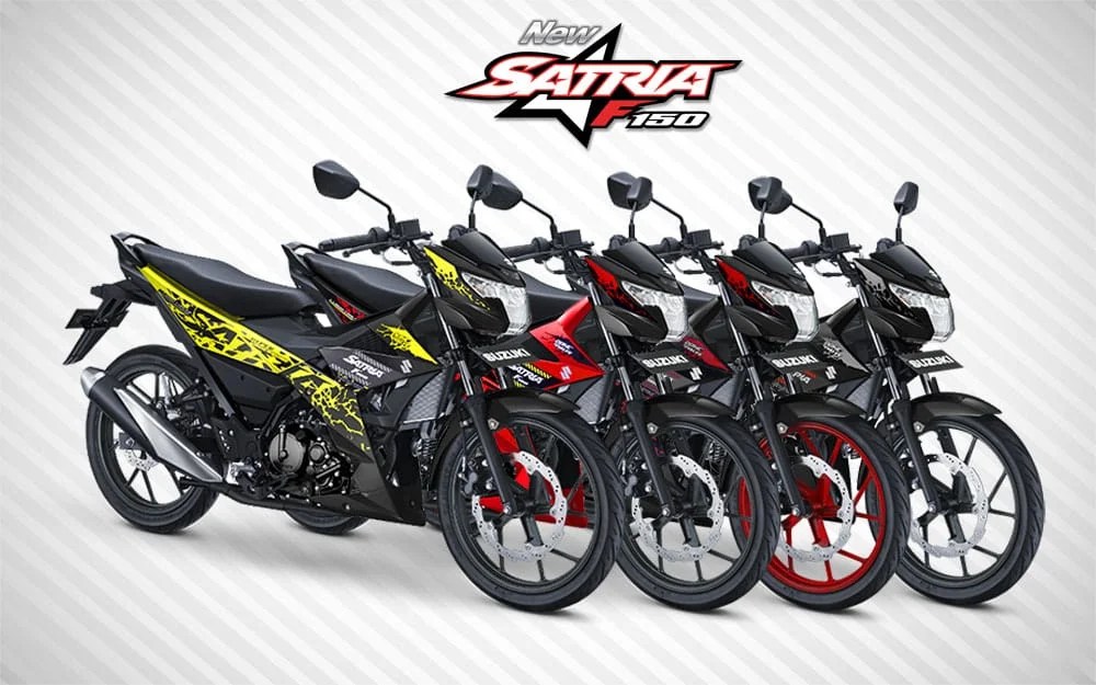 Warna Velg Satria Fu. 4 Pilihan Warna Satria F150 2018, Yang Velg Merah Keren
