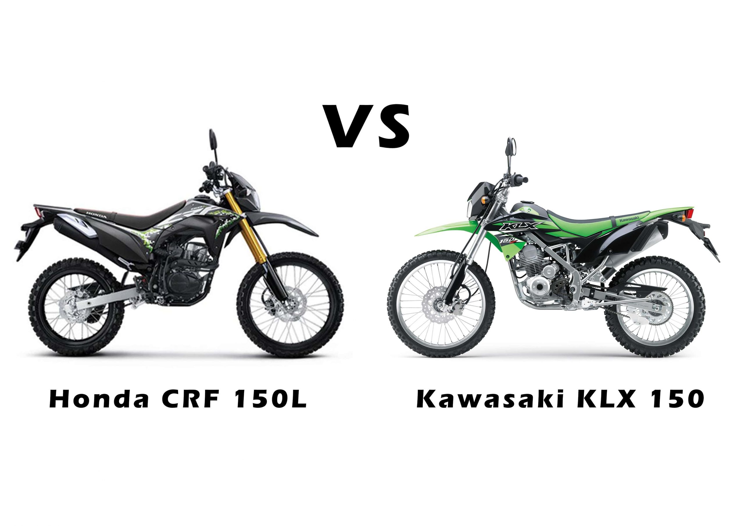Perbedaan Klx Dan Crf. Perbandingan Kawasaki KLX 150 dan Honda CRF 150L