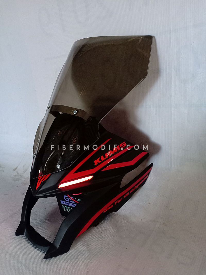 Vixion Black Matte. Cover Headlamp Vixion R