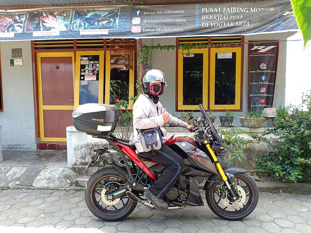 Mt 25 Modif Touring. [Terpasang di Xabre] Headlamp MT25 Touring Edition