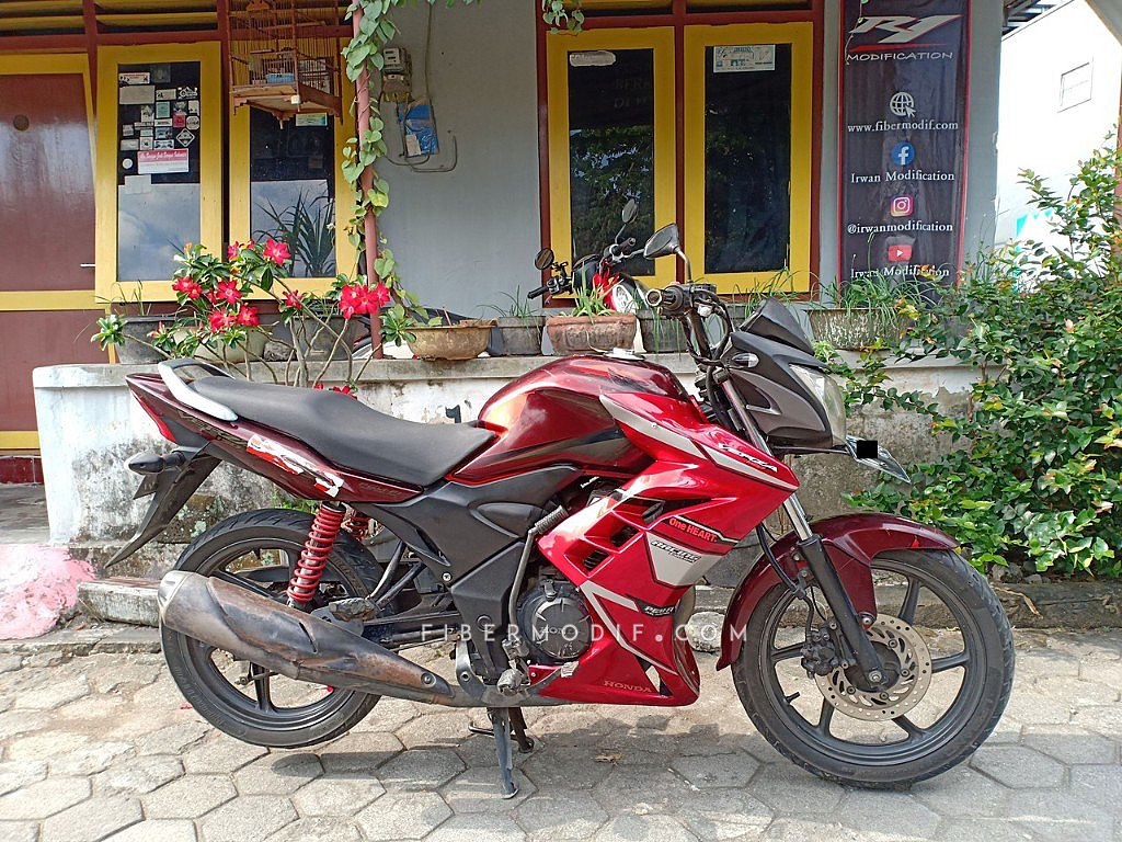 Modifikasi Verza 150 Racing. Half Fairing » Half Fairing Verza 150 » Model Ninja 250 FI