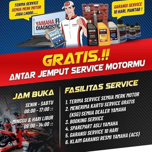 Servis Di Dealer Yamaha. Harga Service Motor Yamaha di Jawa Tengah & Jogja