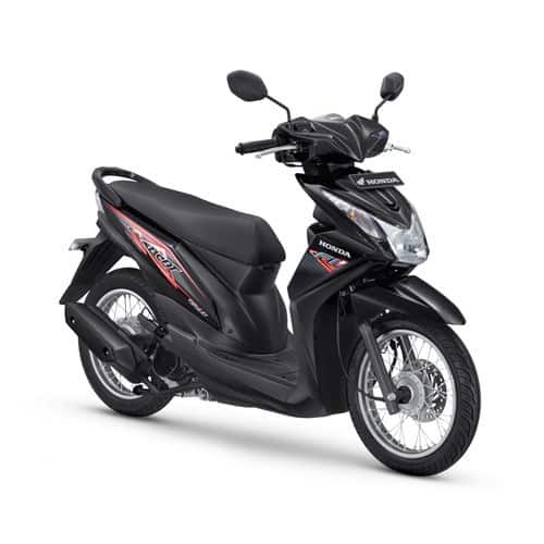 Motor Beat Hitam Hijau. Jual Cover Body & Sticker Striping Honda BeAT FI