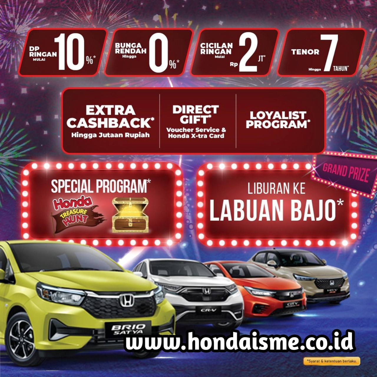Pameran Mobil Di Prj. Promo Mobil Honda Di Prj 2024 Promo event