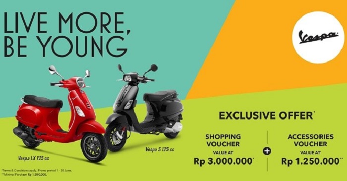 Vespa S 125 Iget 2021. Vespa LX 125 i-get dan Vespa S 125 i-get Ajak Generasi Muda