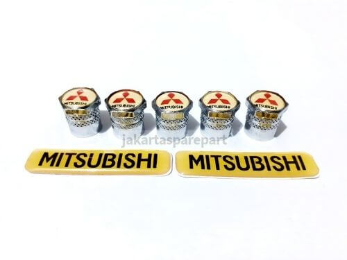 Velg Warna Cream. Tutup Angin Mitsubishi Logo Tiga Berlian Warna Cream Merah