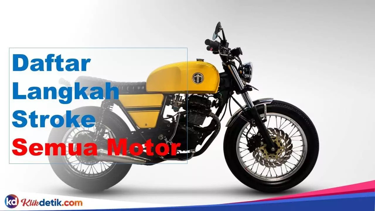 Daftar Langkah Stroke Semua Motor Honda. Daftar Langkah Stroke Semua Motor
