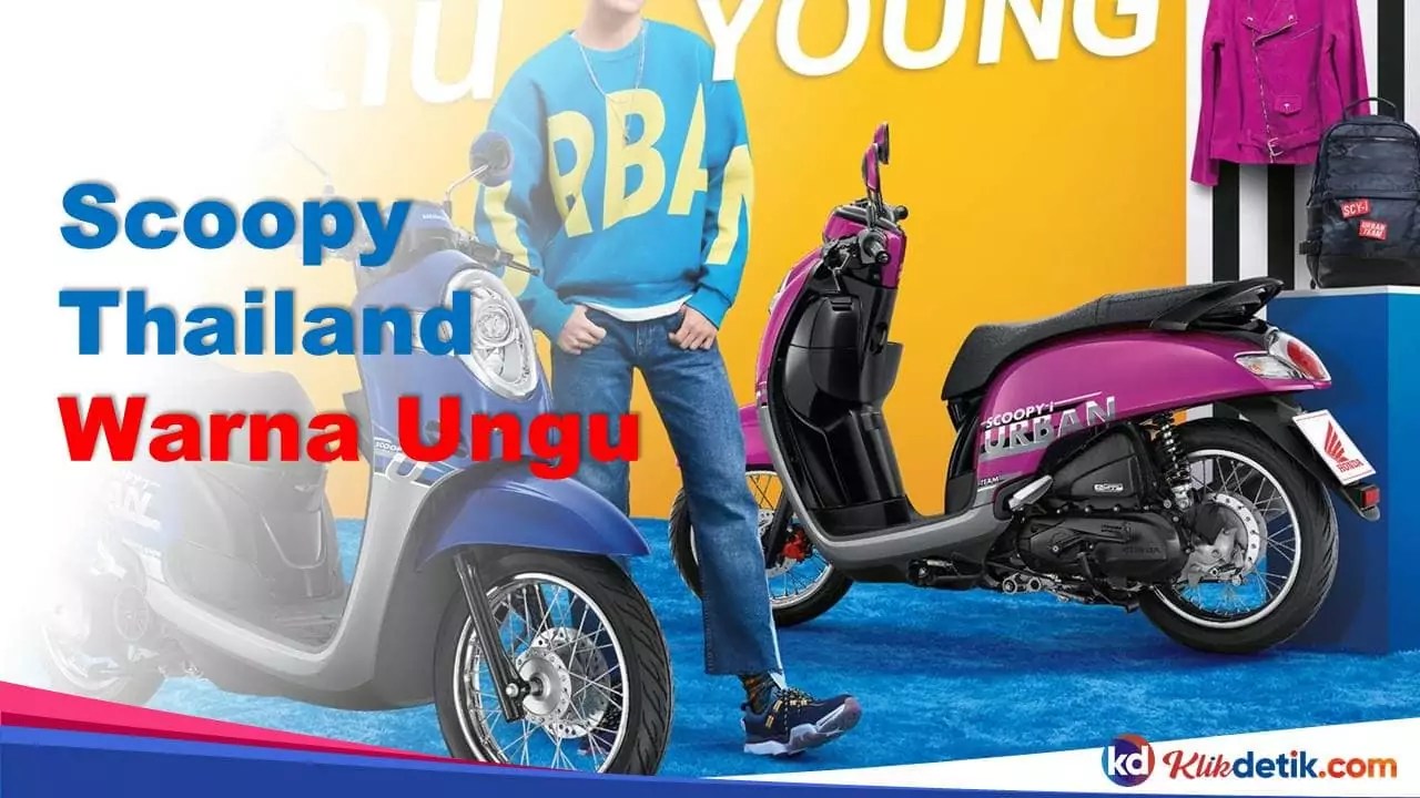 Scoopy Thailand Warna Ungu. Scoopy Thailand Warna Ungu