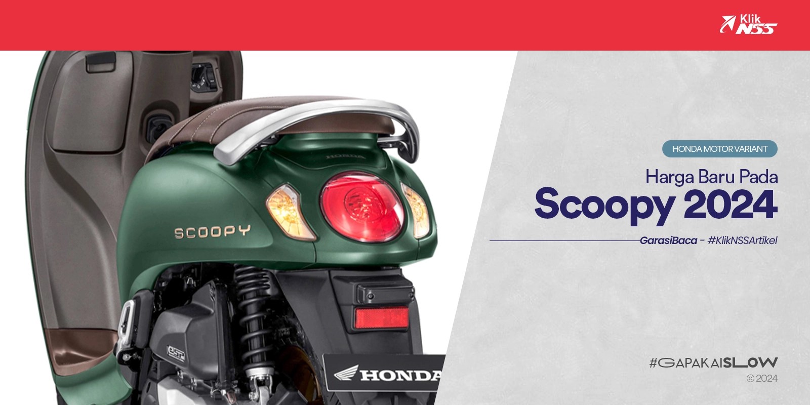 Harga Kredit Scoopy. Harga Scoopy 2024 Mulai Maret 22,8 Juta, Kredit DP Cukup 3 Juta