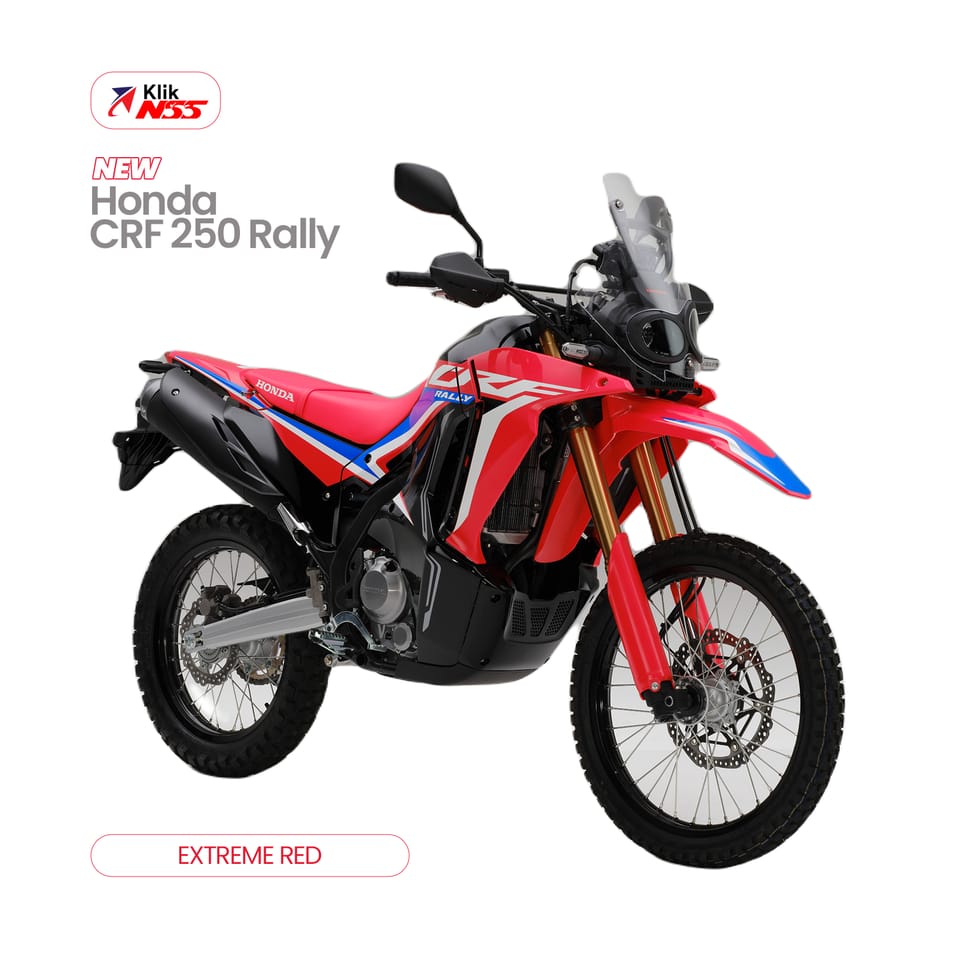 Berapa Harga Crf 250. Honda CRF250 Rally 2024 Terbaru (Harga Cash dan Kredit)