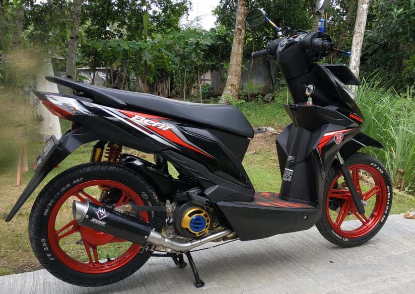 Honda Beat Racing Harian. Knalpot Racing Honda Beat FI Yang Bagus dan Cocok Harian