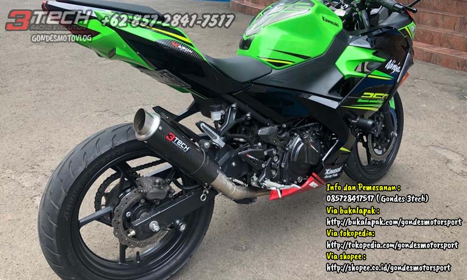 Knalpot New Vixion Suara Ninja 250. Knalpot Tridente Ninja 250 FI 2018