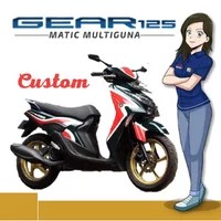Kredit Motor Custom. Yamaha Gear Custom
