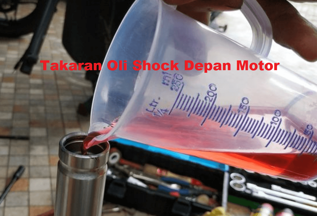 Takaran Oli Shock Depan Beat Karbu. Takaran Oli Shock Depan Motor Matic Bebek & Sport Semua Pabrikan