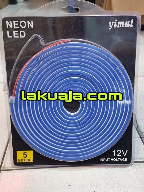 Lampu Led Berapa Volt. Lampu LED Neon Flexible Blue 12 Volt 5 meter