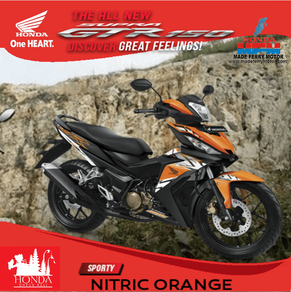 All New Supra Gtr 150 Exclusive Gun Black. All New Honda Supra GTR 150