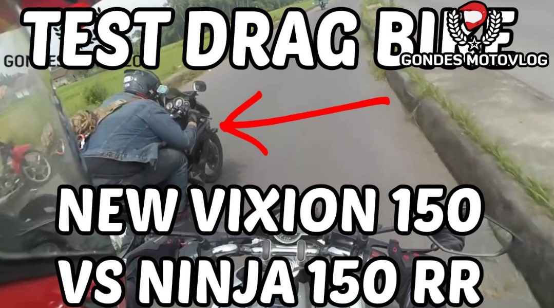 Vixion Vs Ninja Rr. Video Drag New Vixion VS Ninja 150 R Terbaru Keren Banget