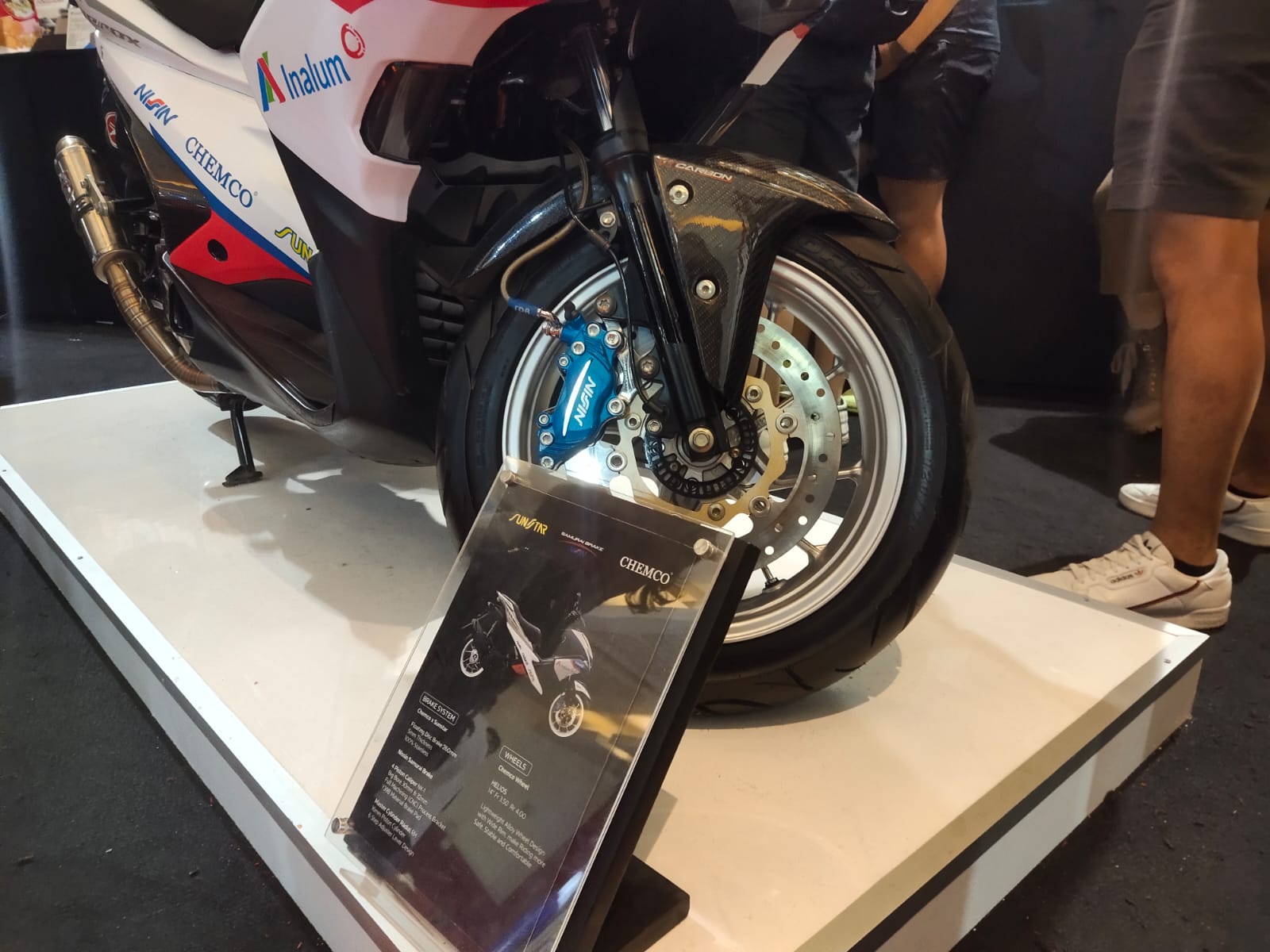 Velg Chemco Nmax. IIMS 2023: Pelek Chemco Helios Tahan Crack Buat NMax